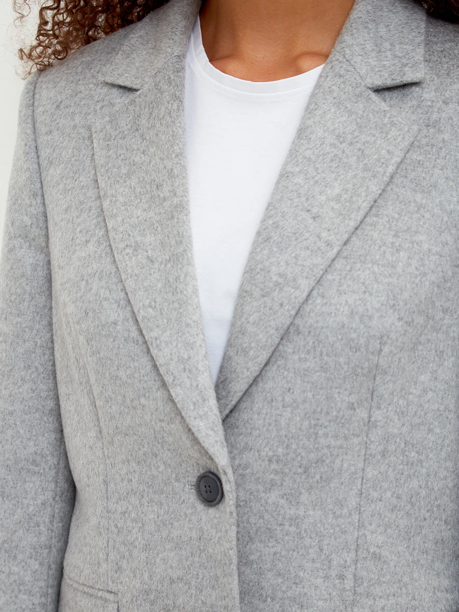 Пиджак из шерсти и вискозы