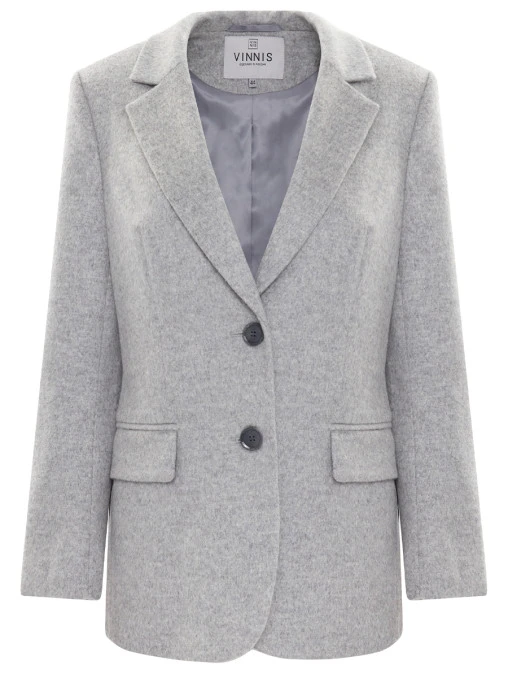 Пиджак из шерсти и вискозы VINNIS