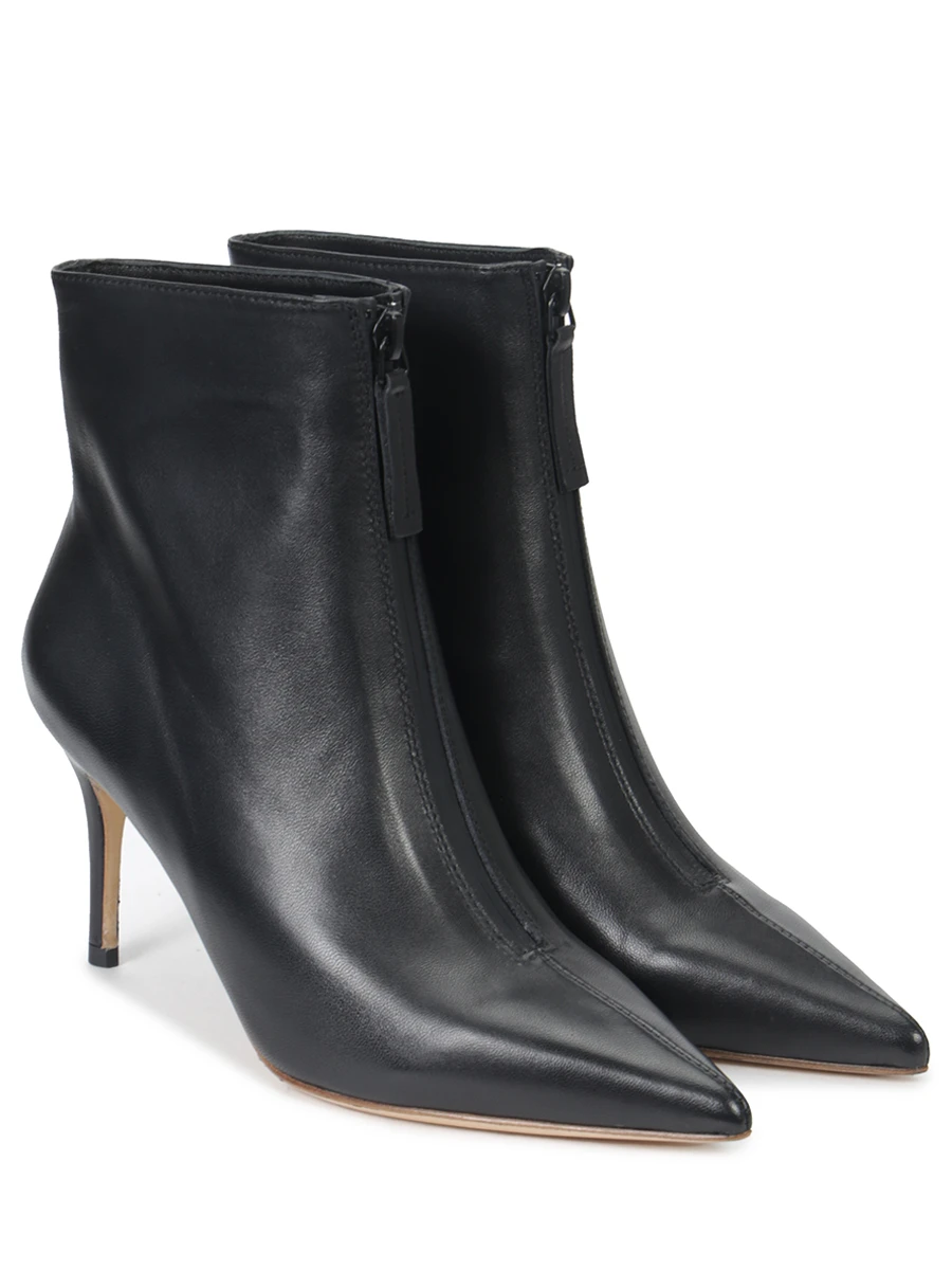 Ботильоны кожаные