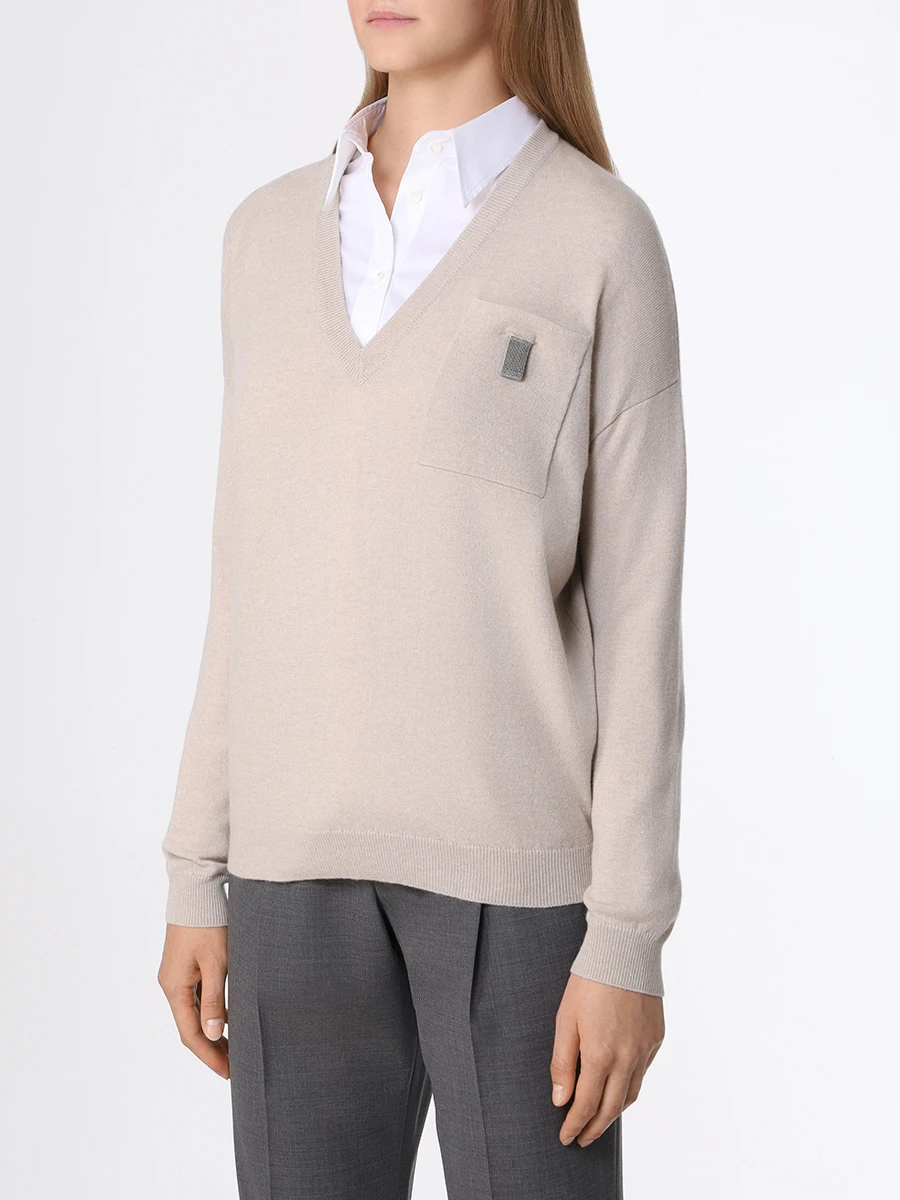 Пуловер кашемировый