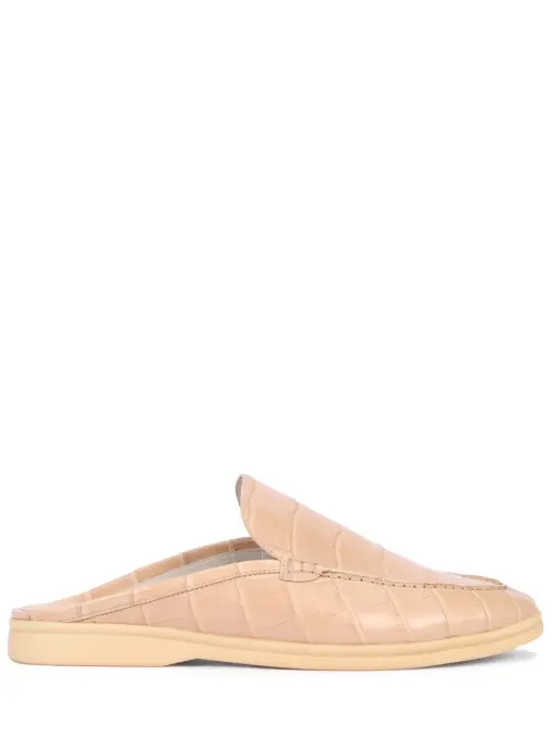 Мюли из кожи крокодила BARDINI