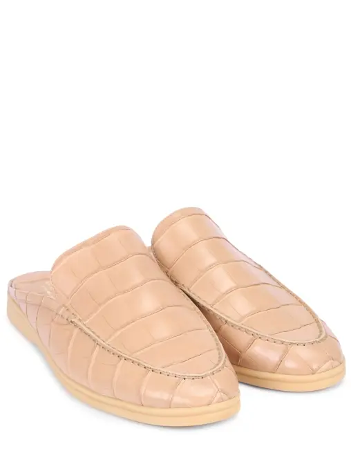 Мюли из кожи крокодила BARDINI