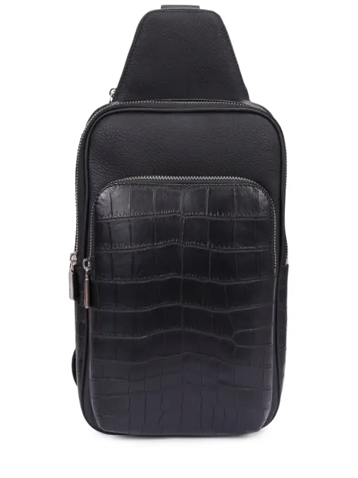 Сумка с кожей крокодила BARDINI