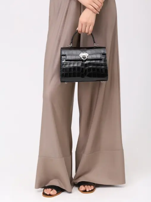 Сумка из кожи крокодила BARDINI