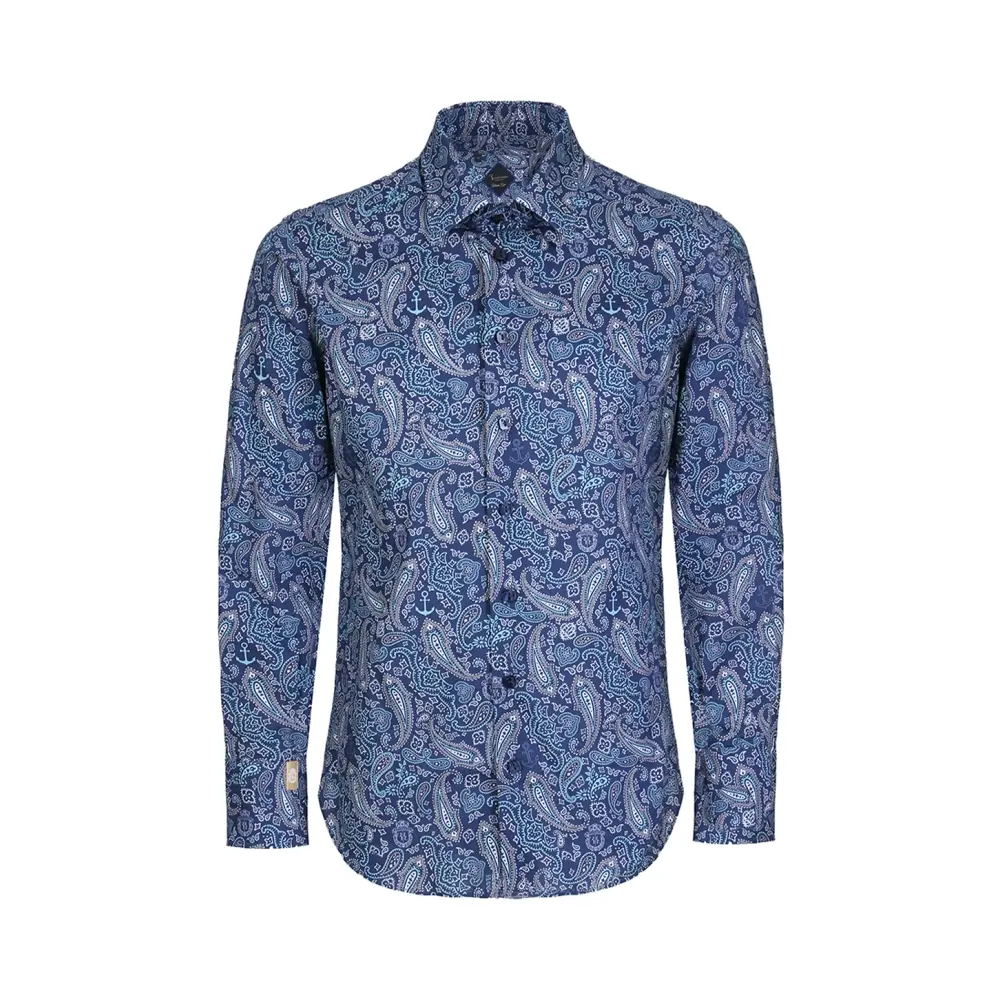 Рубашка Slim Fit хлопковая