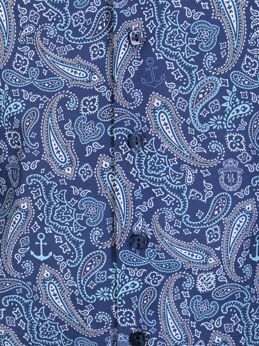 Рубашка Slim Fit хлопковая BILLIONAIRE