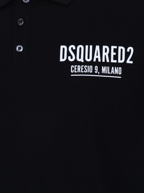 Поло хлопковое DSQUARED2