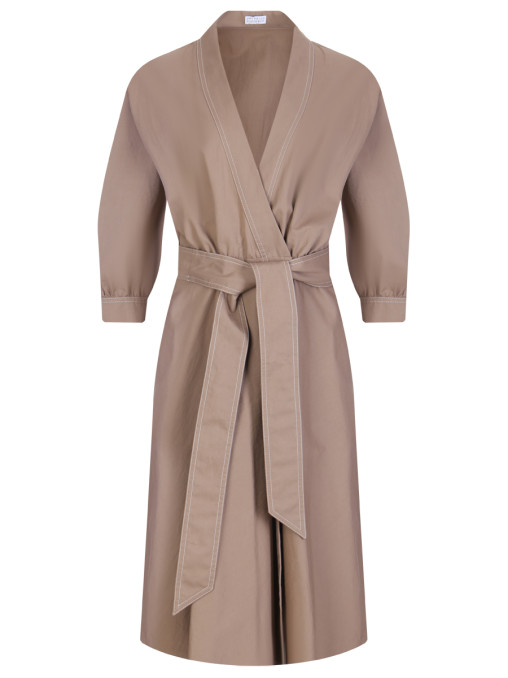 Платье хлопковое BRUNELLO CUCINELLI