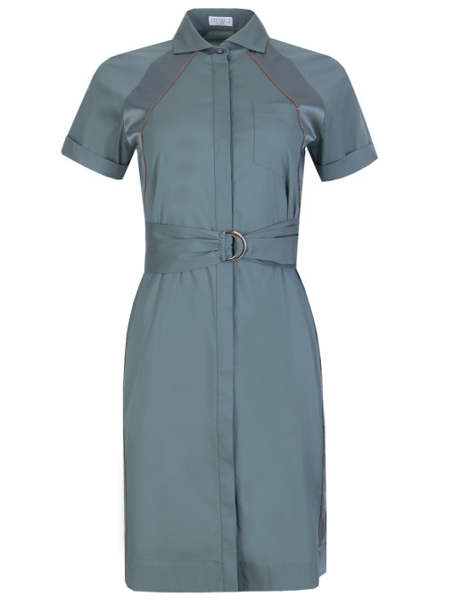Платье хлопковое BRUNELLO CUCINELLI