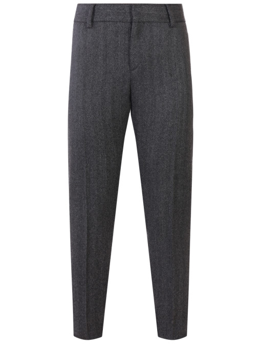 Брюки в рубчик SAINT LAURENT