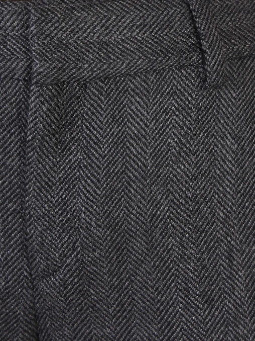 Брюки в рубчик SAINT LAURENT
