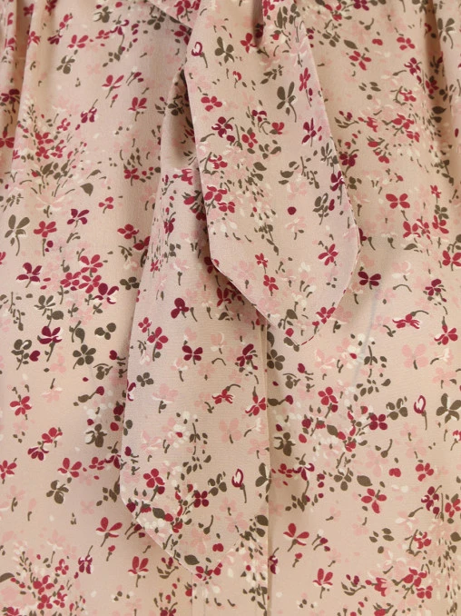 Блуза шелковая SAINT LAURENT