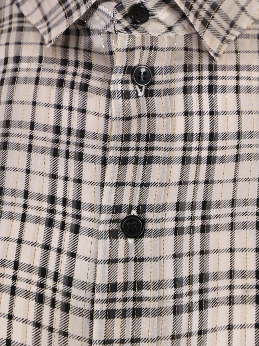 Рубашка шелковая SAINT LAURENT