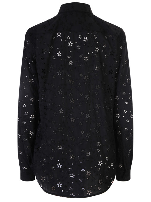 Рубашка однотонная SAINT LAURENT