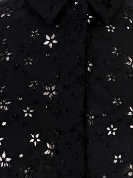 Рубашка однотонная SAINT LAURENT
