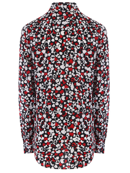 Рубашка шелковая SAINT LAURENT