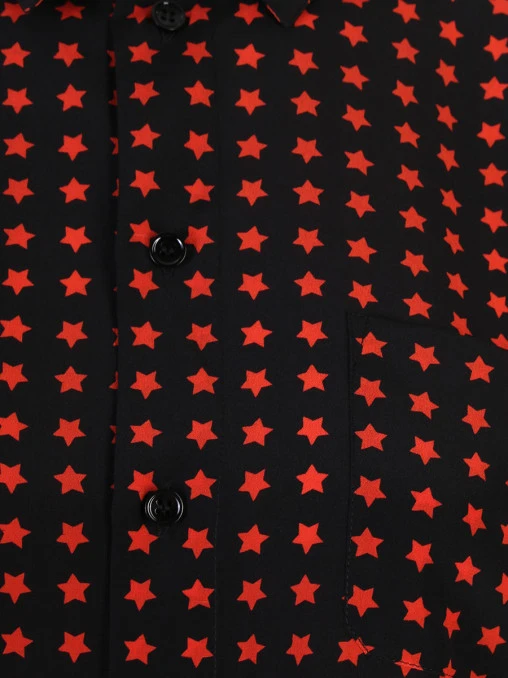 Рубашка шелковая SAINT LAURENT