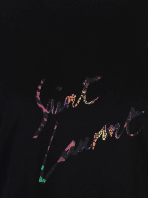 Футболка хлопковая SAINT LAURENT