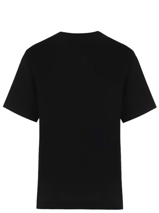 Футболка хлопковая с принтом SAINT LAURENT