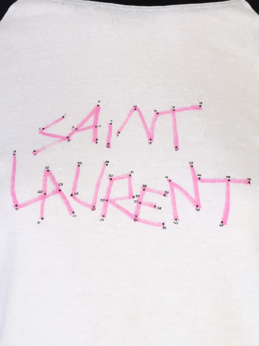 Футболка хлопковая SAINT LAURENT