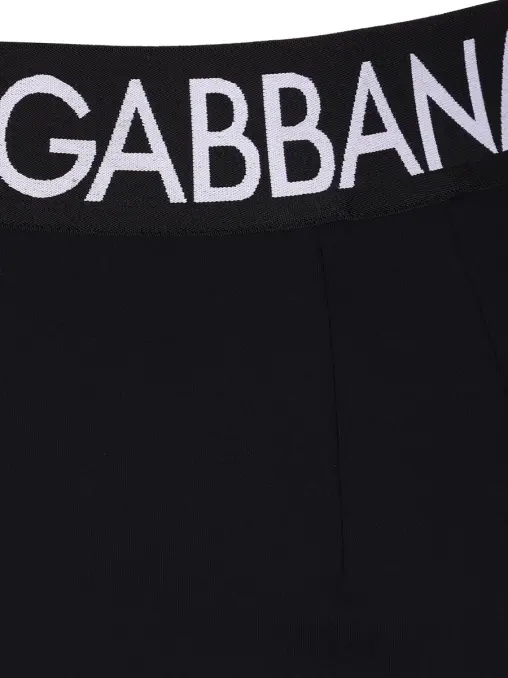 Юбка-карандаш с логотипом DOLCE & GABBANA