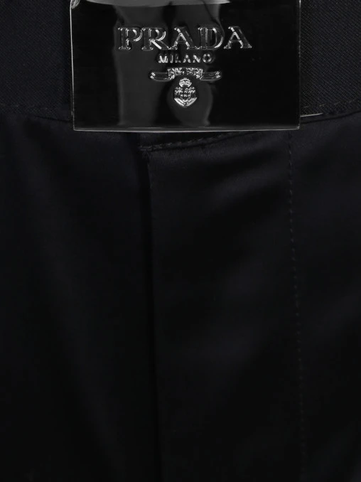 Брюки однотонные PRADA
