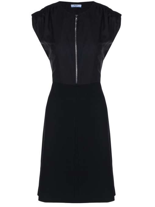 Платье однотонное PRADA