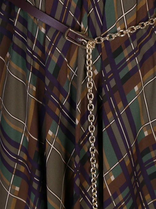 Платье в клетку MAX MARA