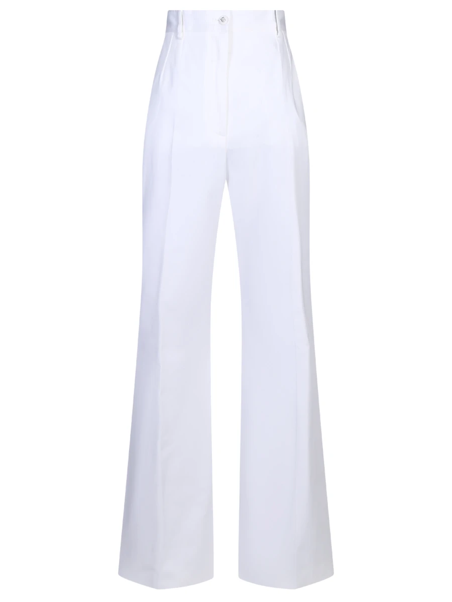 Брюки-клеш хлопковые