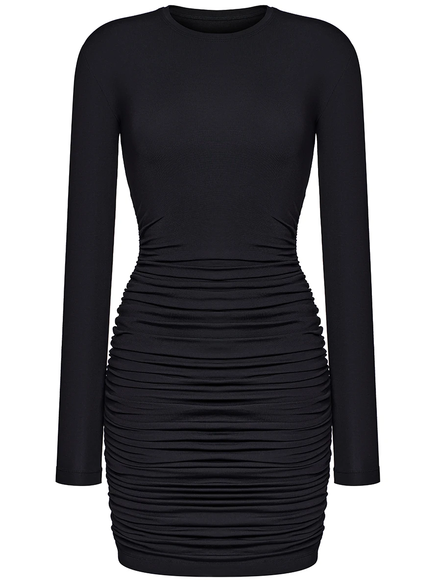 Платье с драпировкой