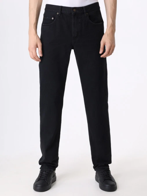 Джинсы Regular Fit хлопковые SAINT LAURENT