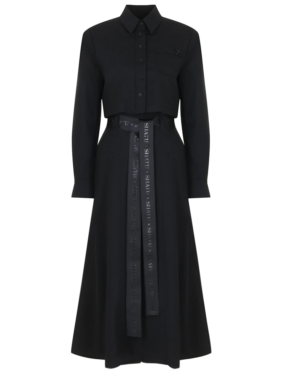 Платье шерстяное