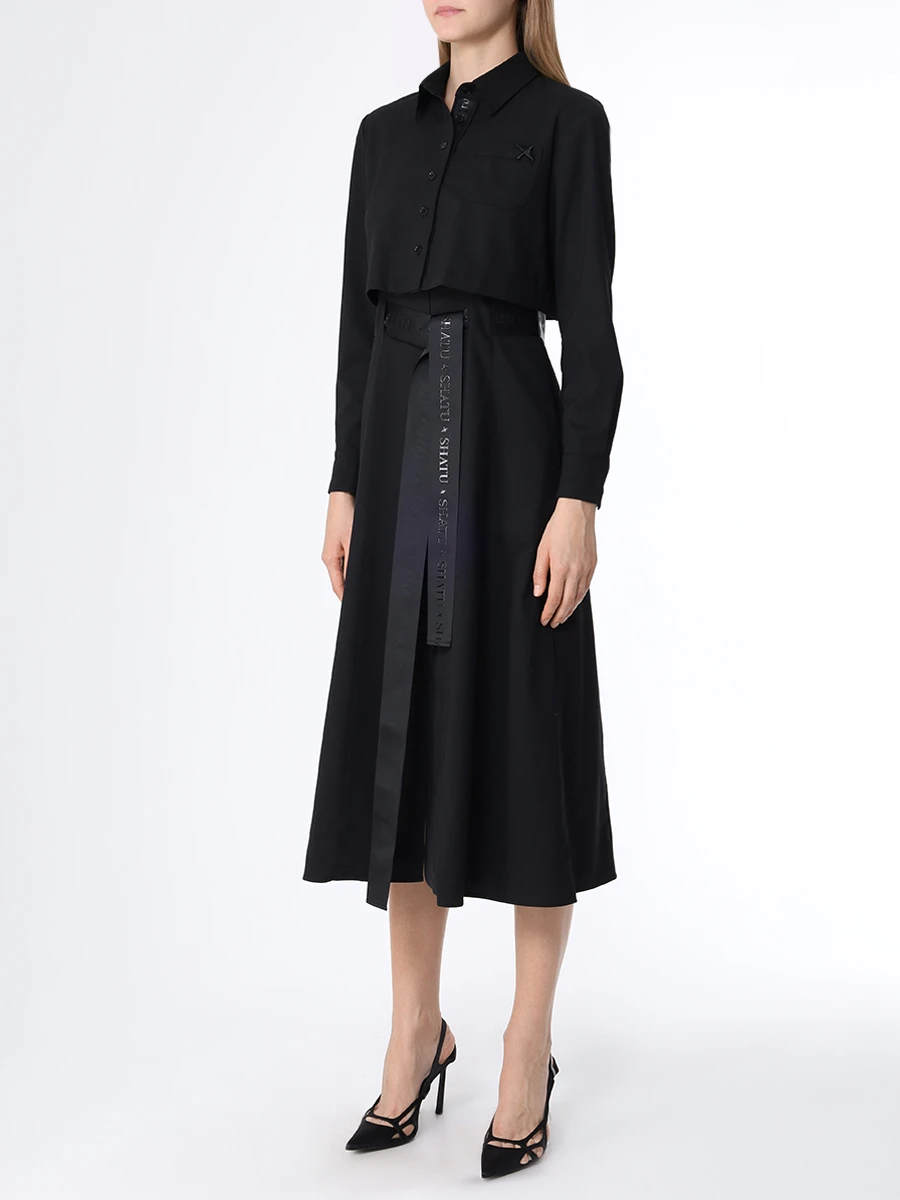 Платье шерстяное