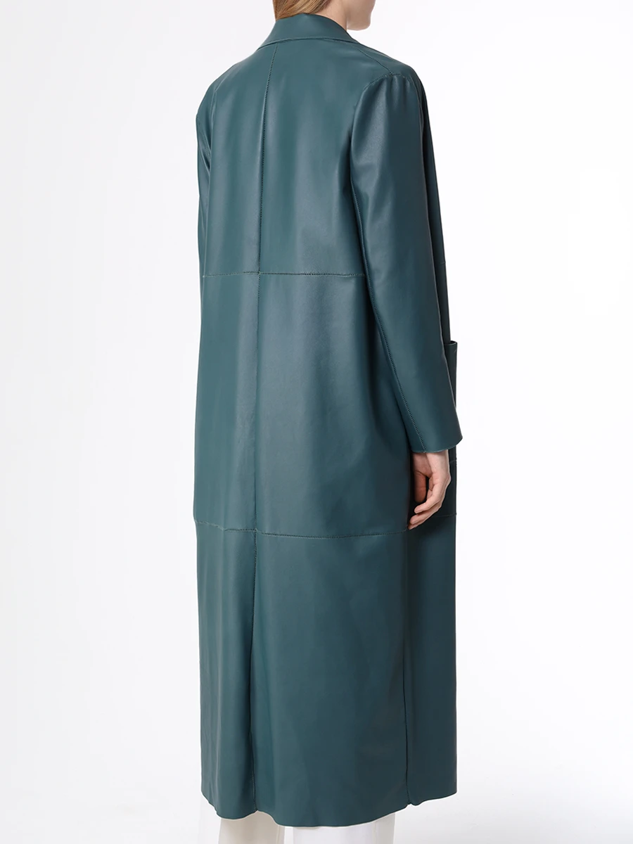 Плащ кожаный