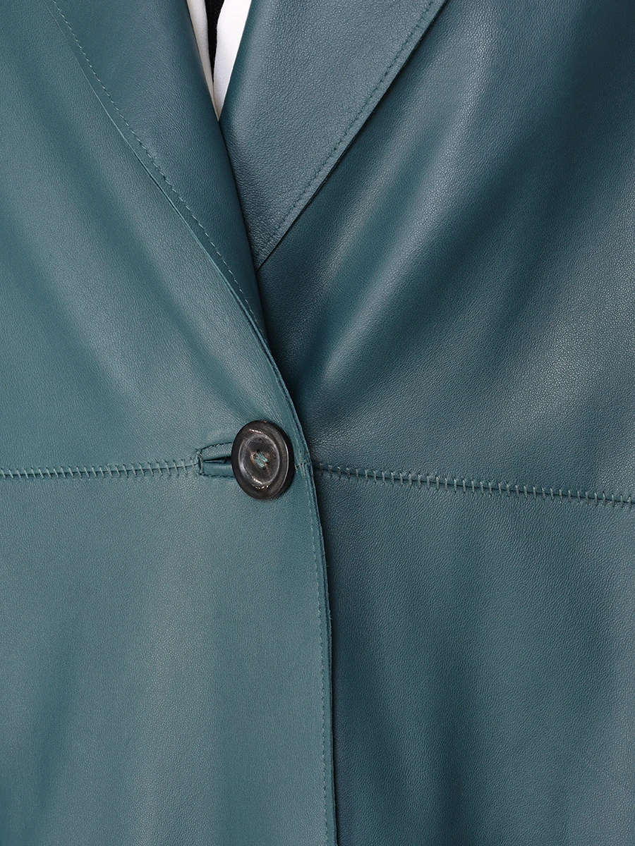 Плащ кожаный