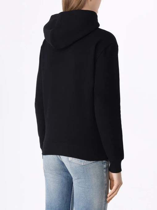 Худи хлопковое SAINT LAURENT