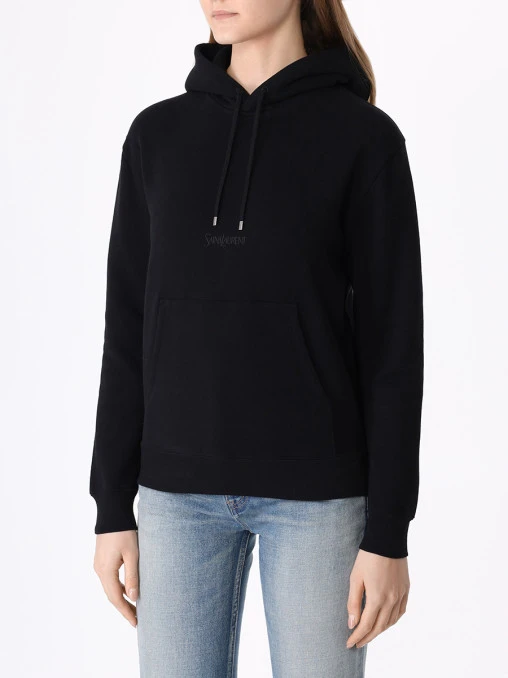 Худи хлопковое SAINT LAURENT