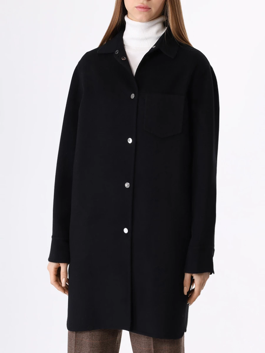 Пальто шерстяное