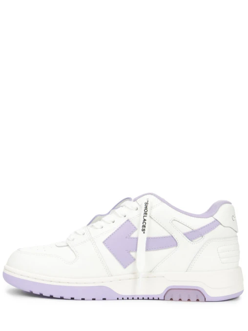 Кеды кожаные Out of Office OFF-WHITE