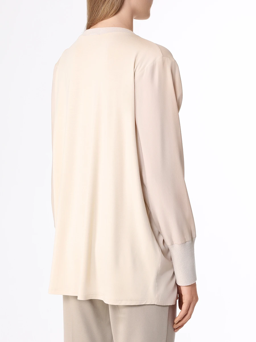 Блуза комбинированная