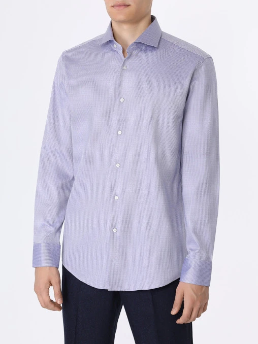 Рубашка Slim Fit хлопковая BOSS