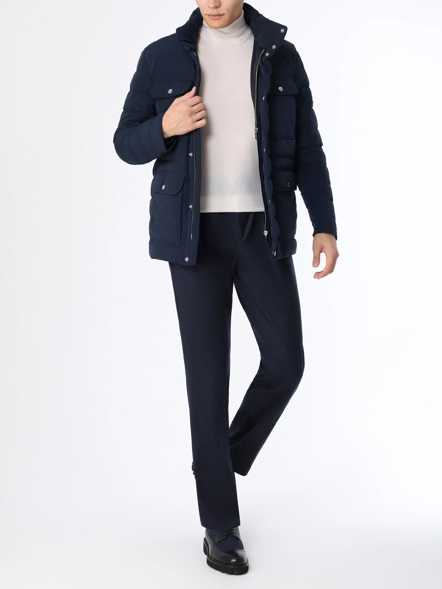 Пуховик стеганый