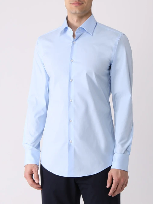 Рубашка Slim Fit хлопковая BOSS