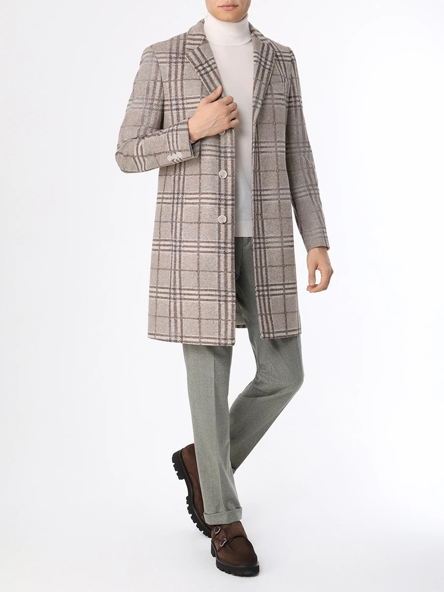Пальто в клетку