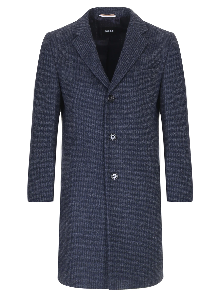 Пальто однотонное