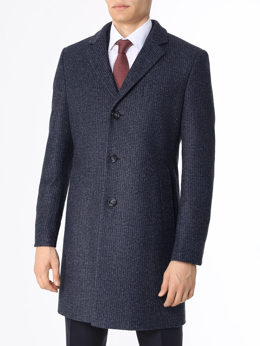 Пальто однотонное