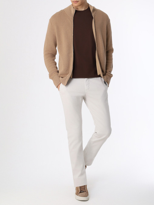 Футболка Slim Fit хлопковая BOSS