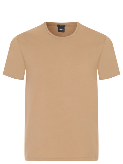 Футболка Slim Fit хлопковая BOSS