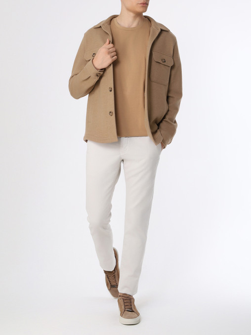 Футболка Slim Fit хлопковая BOSS