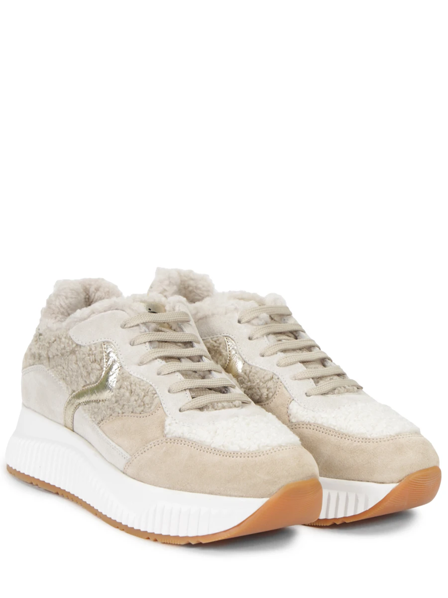 Кроссовки комбинированные на меху